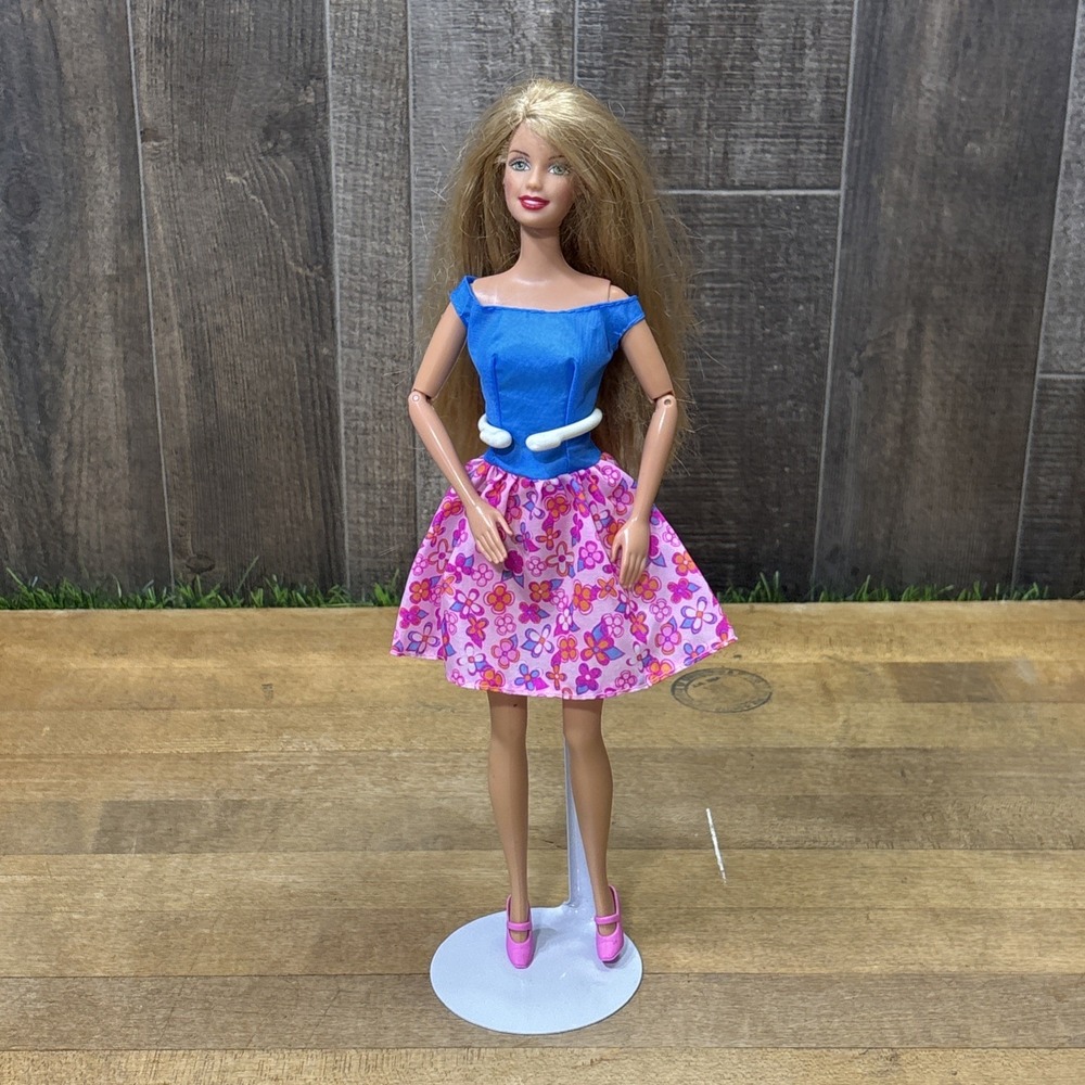 Vintage 1999 Barbie Doll Double Jointed 1996 Chic Outfit Pink Heels Y2K